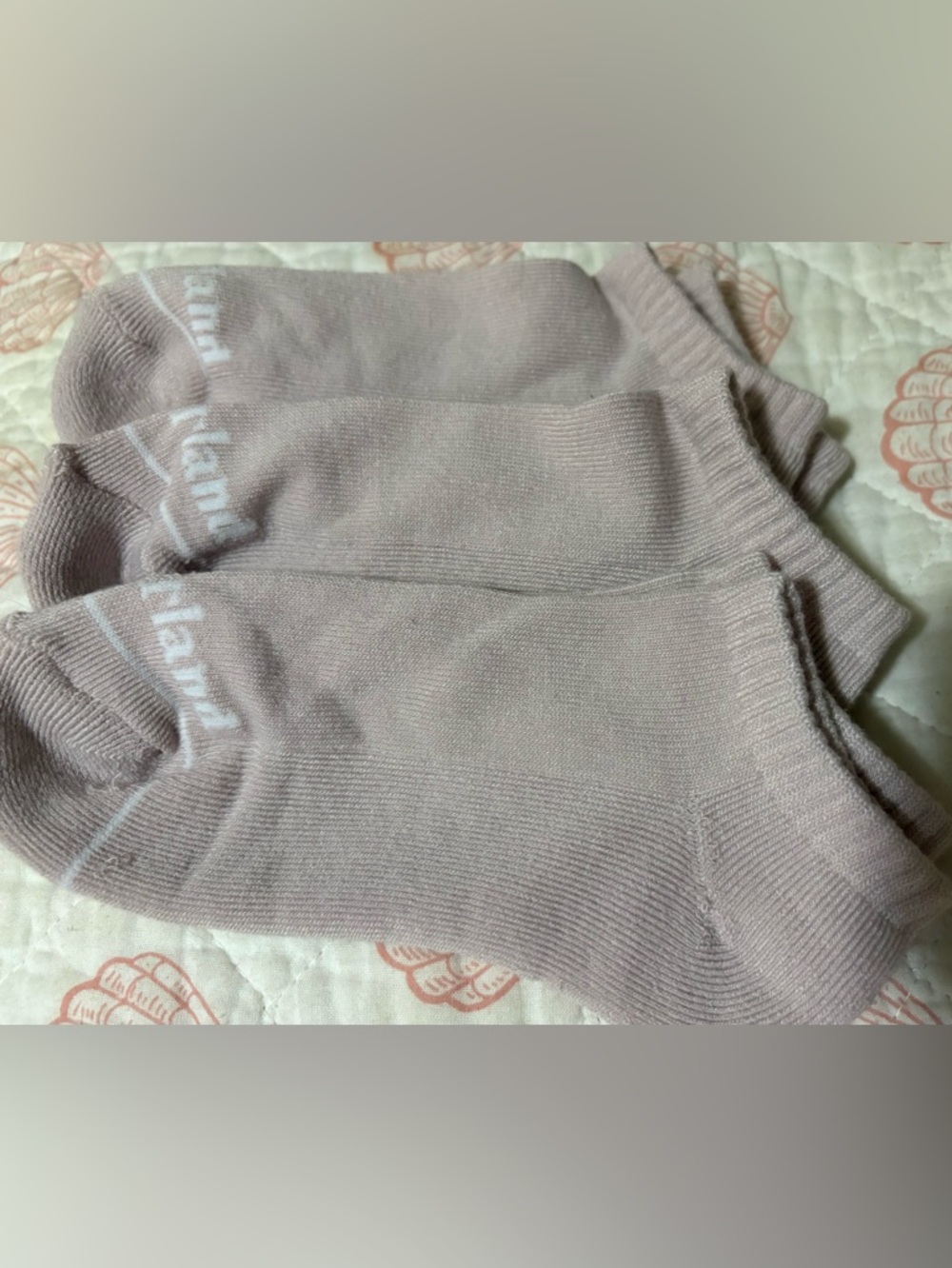NWOt Timberland Light Pink Ankle Socks - 3 Pack